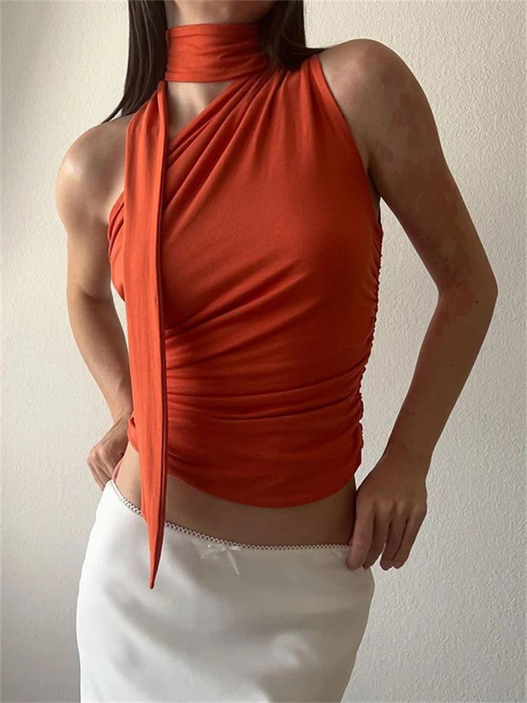 Tassels Y2K Halter Sleeveless Slim Fit Off Shoulder Cropped Mini Vest Aesthetic Summer 2024 New Crop Top Notch Collar Peter Pan Collar Cowl Neck Tassels Y2K Halter Sleeveless Slim Fit Off Shoulder Cropped Mini Vest Aesthetic Summer 2024 New Crop Top Notch Collar Peter Pan Collar Cowl Neck