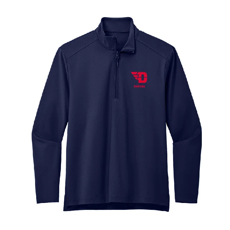 Dayton - NCAA Women's Basketball : Shantavia Dawkins - Premium Quarter Zip Jacket Denim Jacket Leather Jacket Suede Jacket Dayton - NCAA Women's Basketball : Shantavia Dawkins - Premium Quarter Zip Jacket Denim Jacket Leather Jacket Suede Jacket