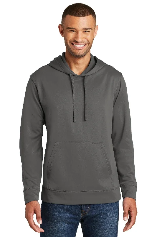 Port & Company Performance Fleece Pullover Hooded Sweatshirt. PC590H Polo Neck Sweater Port & Company Performance Fleece Pullover Hooded Sweatshirt. PC590H Polo Neck Sweater