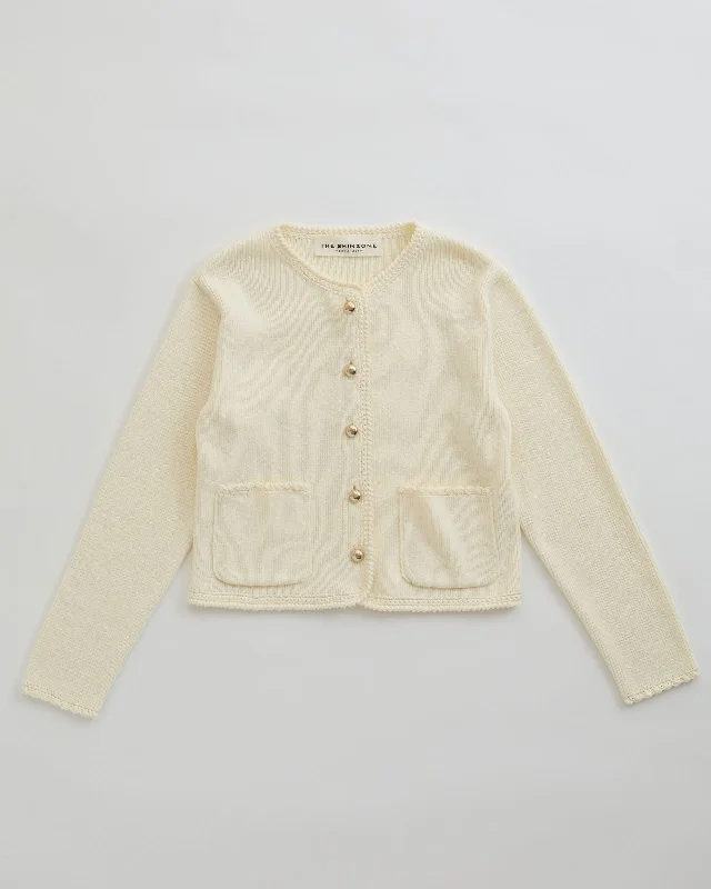 BOUCLE KNIT JACKET Striped Jacket Polka Dot Jacket Floral Jacket