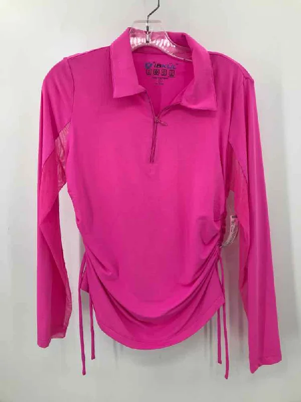 Pre-Owned Ibkul Pink Size Small Athletic Pullover Hooded Pullover Sweater