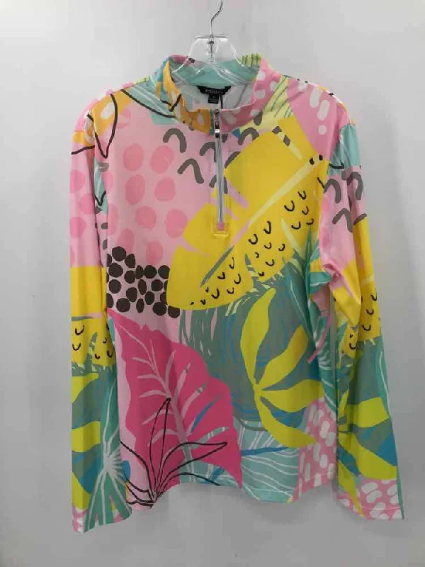 Pre-Owned Ace Golfs Pink Size XL Athletic Pullover Bolero Style Sweater