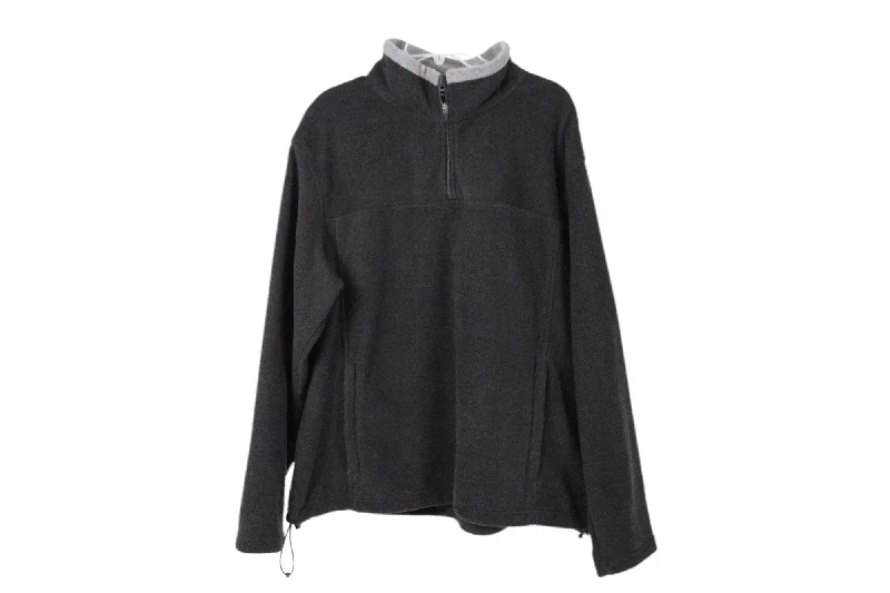 Tek Gear Black Fleece Pullover | XL Set Sleeve Pullover
