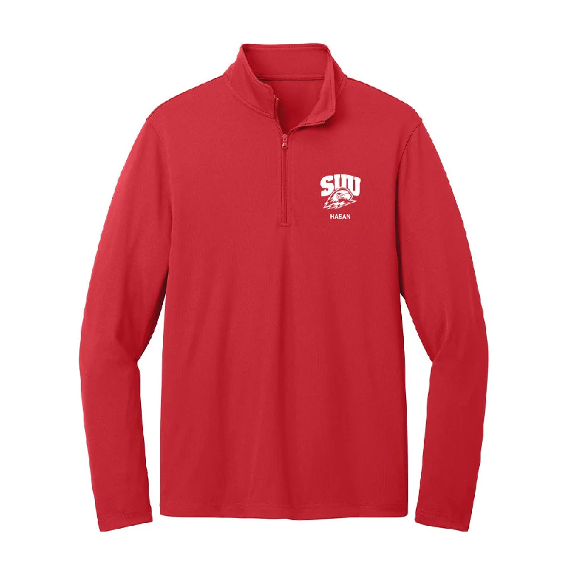 Southern Utah - NCAA Women's Basketball : Bella Hasan - Lightweight Quarter Zip Jacket Front Pockets Side Pockets Patch Pockets Southern Utah - NCAA Women's Basketball : Bella Hasan - Lightweight Quarter Zip Jacket Front Pockets Side Pockets Patch Pockets