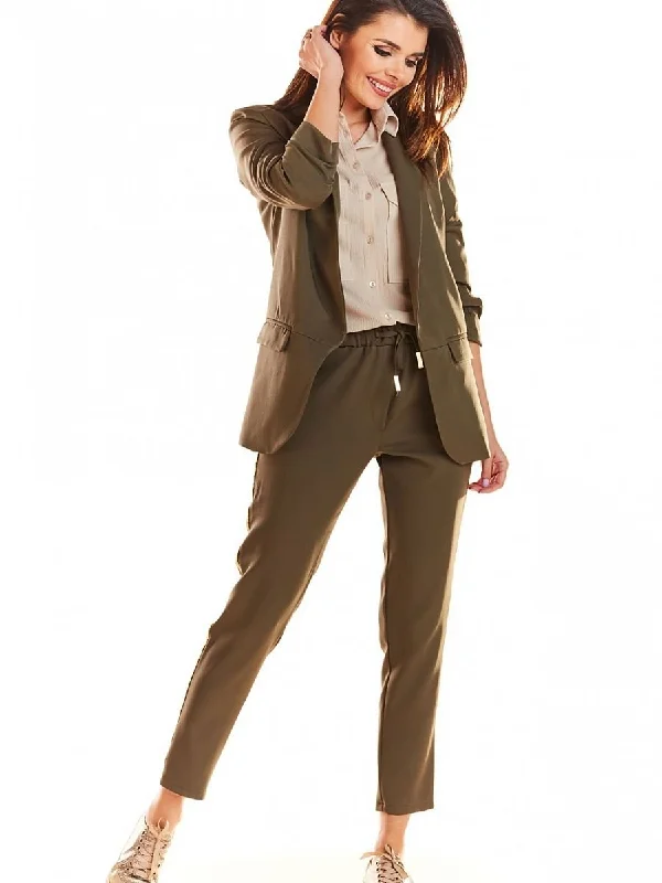 Women trousers awama Trousers Plaid Checkered