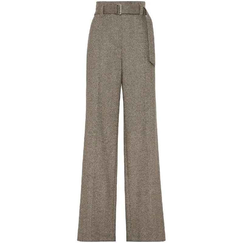 Brunello Cucinelli Trousers Brown Trousers fashionable chic