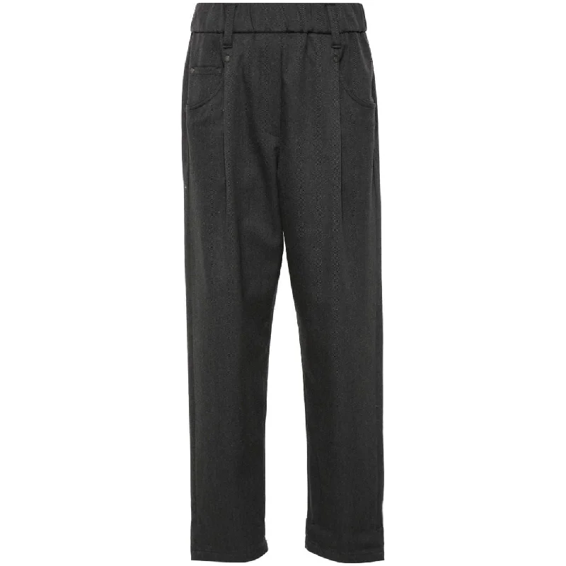 Brunello Cucinelli Trousers Grey Trousers Bootcut Casual