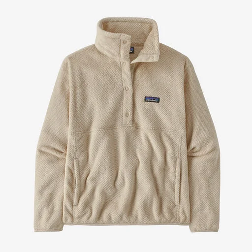 Patagonia Women's Re-Tool Half-Snap Pullover - Dark Natural Notched Neck Pullover