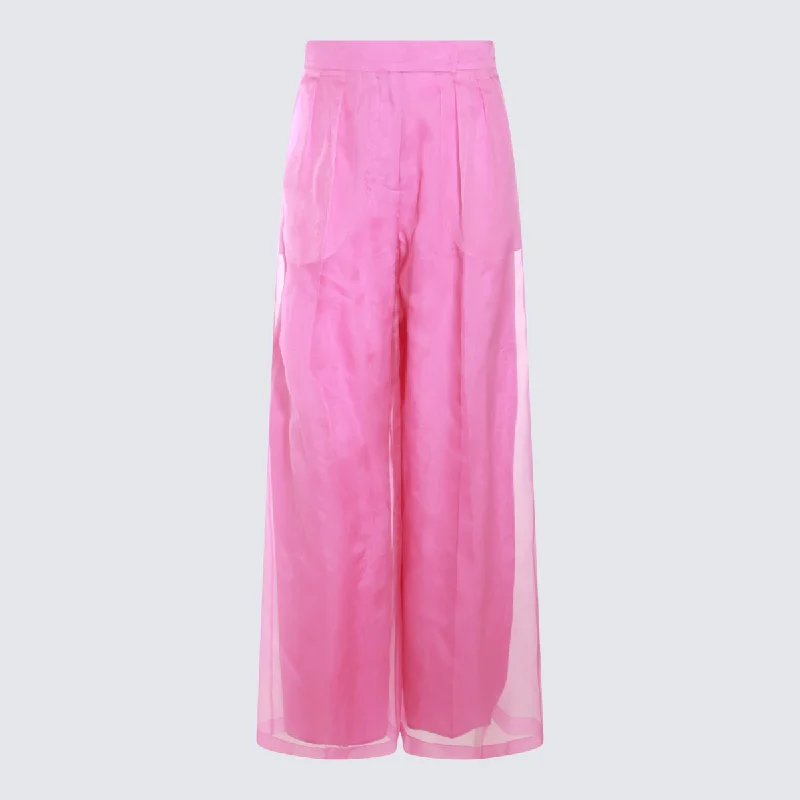 Max Mara Trousers Pink Trousers Spring Floral