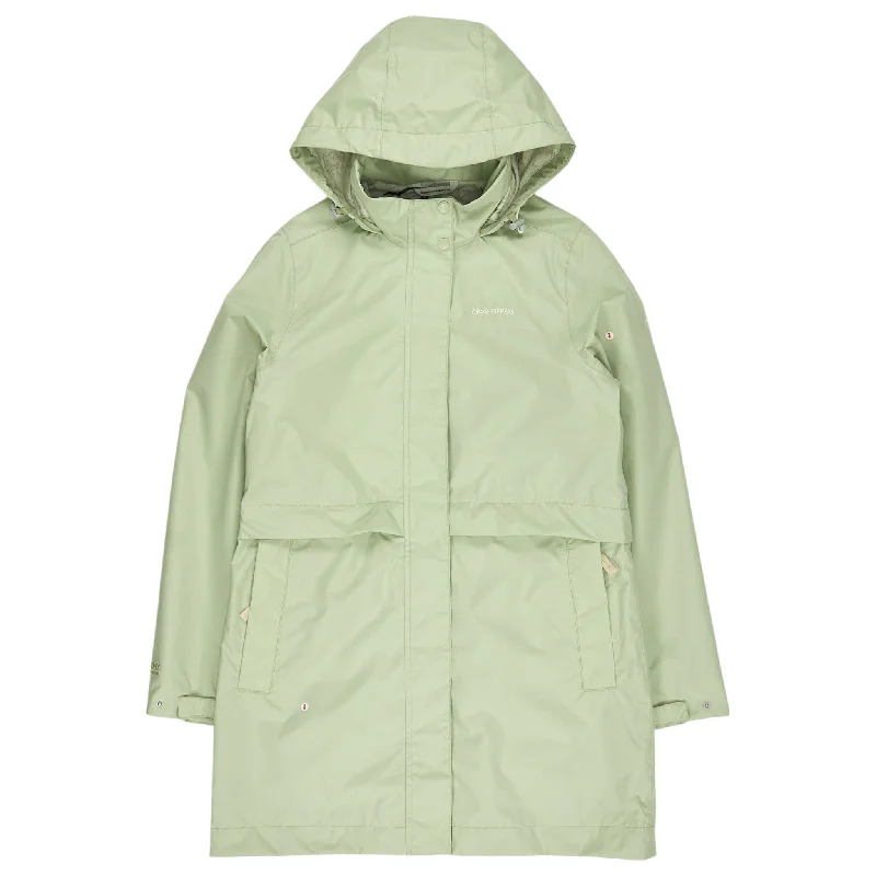 Craghoppers Green Aquadry Baud Jacket Rayon Fabric Velvet Fabric Corduroy Fabric