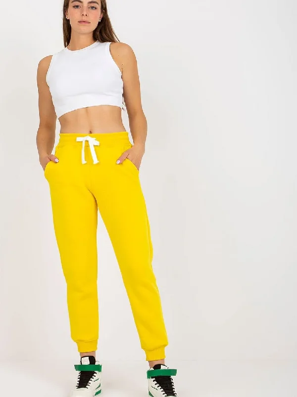 Tracksuit trousers Fancy High Waist Slim Fit Ankle Length