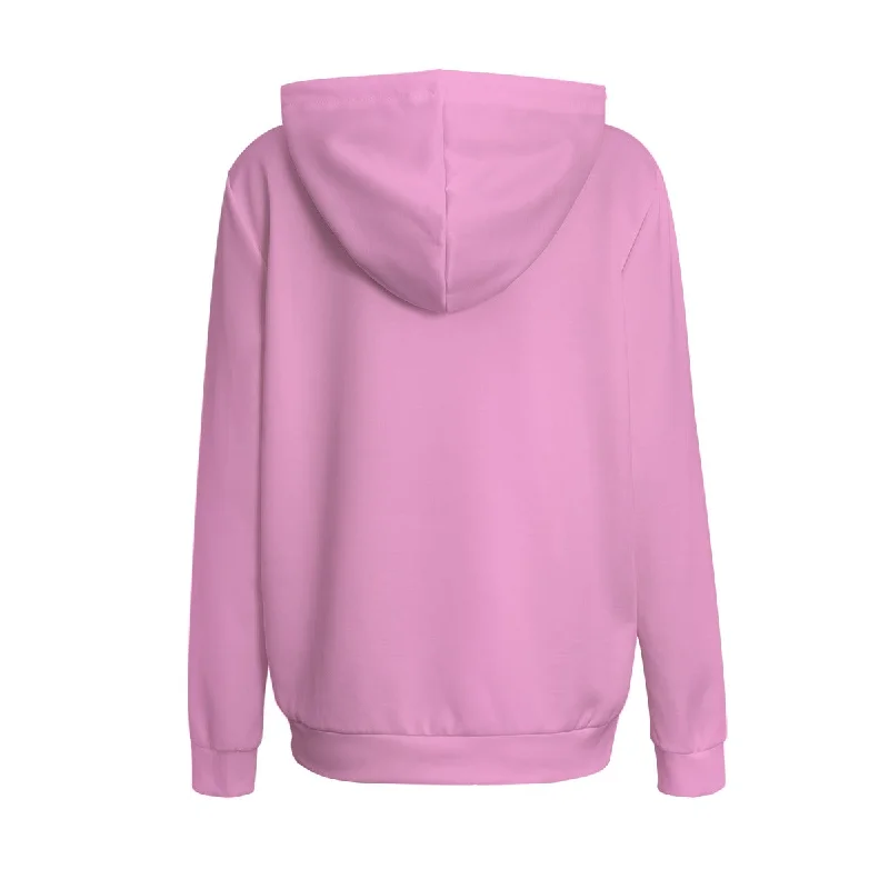 All-Over Print Women's Pullover Hoodie | Interlock Thin Wool Pullover