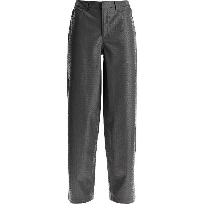 Rotate wide woven patterned trousers with a Trousers practical durable