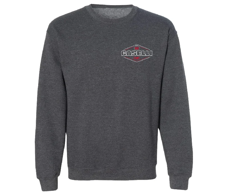 Ignite Crew Neck Pullover Sweatshirt Button Front Sweater