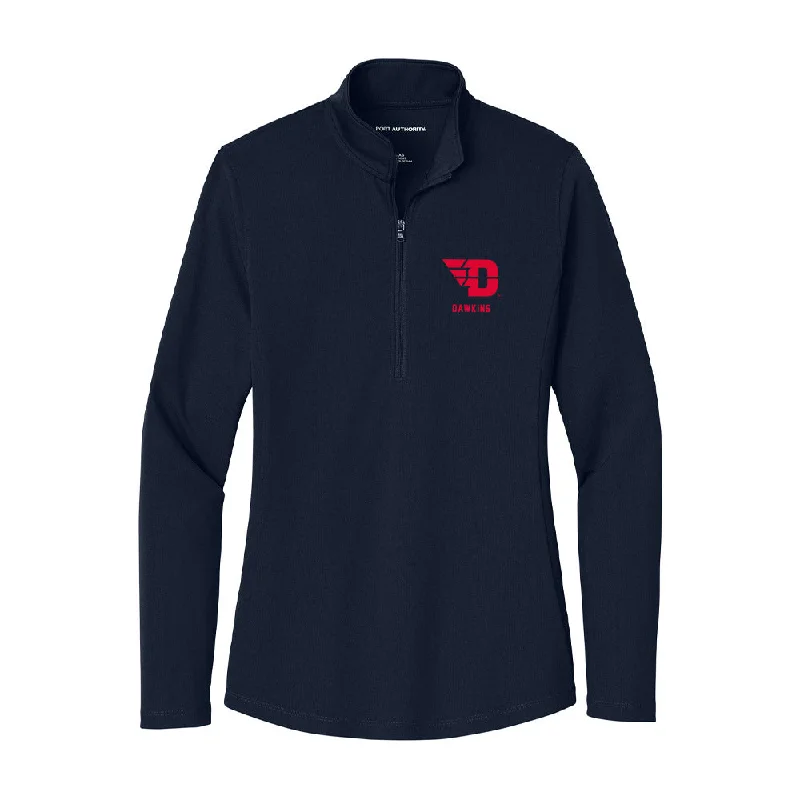 Dayton - NCAA Women's Basketball : Shantavia Dawkins - Women's Lightweight Quarter Zip Jacket Satin Jacket Silk Jacket Chiffon Jacket Dayton - NCAA Women's Basketball : Shantavia Dawkins - Women's Lightweight Quarter Zip Jacket Satin Jacket Silk Jacket Chiffon Jacket