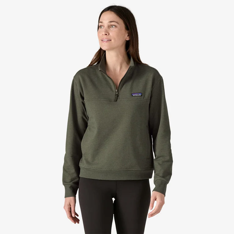 Patagonia Women's Ahnya Pullover - Pine Needle Green Deep Neck Pullover