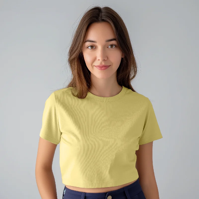Women's Crop Top Jersey Fabric Tulle Fabric Batik Fabric