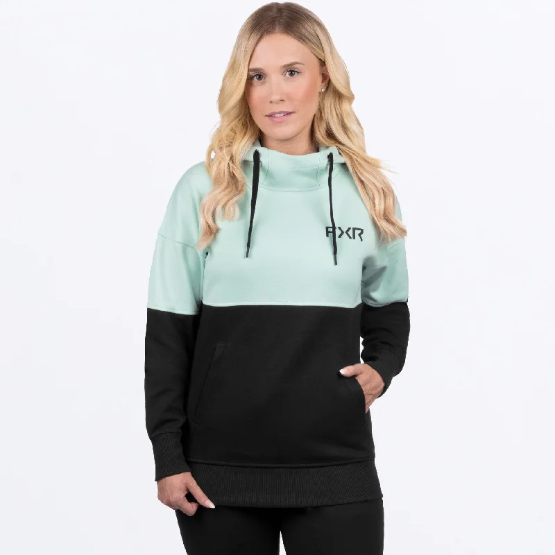 Women's Stripe Pullover Hoodie Peter Pan Collar