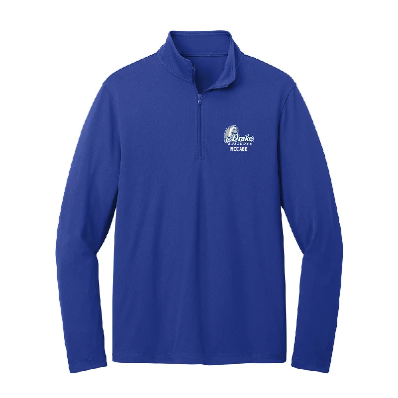 Drake - NCAA Women's Basketball : Peyton McCabe - Lightweight Quarter Zip Jacket Herringbone Jacket Houndstooth Jacket Plaid Jacket Drake - NCAA Women's Basketball : Peyton McCabe - Lightweight Quarter Zip Jacket Herringbone Jacket Houndstooth Jacket Plaid Jacket