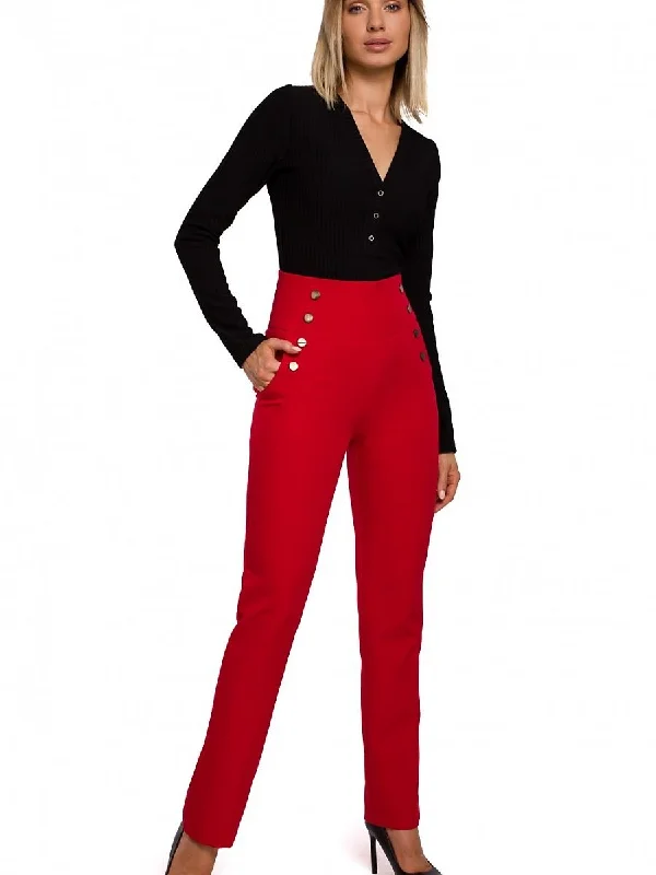 Women trousers Moe Chinos Cotton Straight Leg