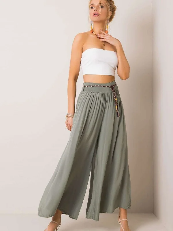 Women trousers Och Bella Trousers Running Lightweight