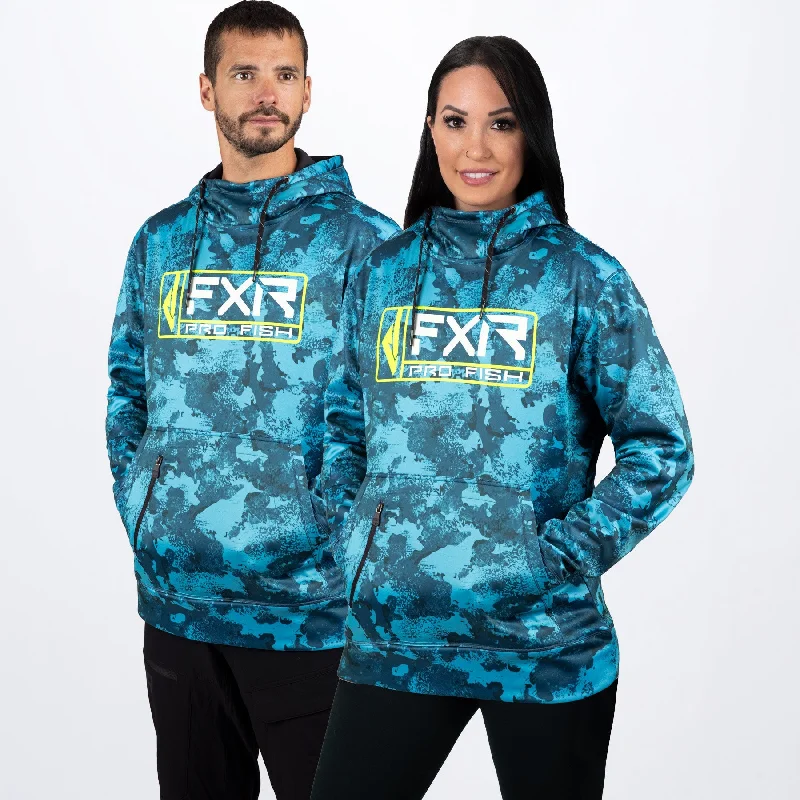 Unisex Pro Fish Tech Pullover Hoodie Flare Sleeve Stylish