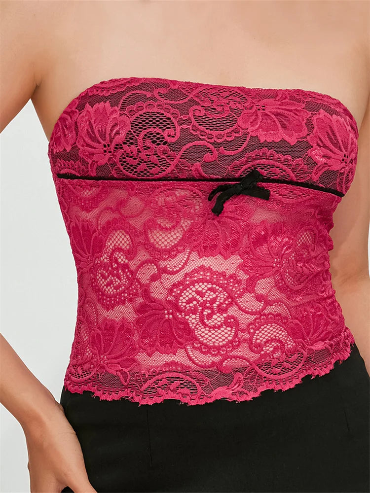 Lace Tube for Women Sexy Strapless Y2K Off Shoulder Aesthetic Cropped Summer Mini Vest Streetwear 2024 New Crop Top Knit Fabric Woven Fabric Fleece Fabric Lace Tube for Women Sexy Strapless Y2K Off Shoulder Aesthetic Cropped Summer Mini Vest Streetwear 2024 New Crop Top Knit Fabric Woven Fabric Fleece Fabric