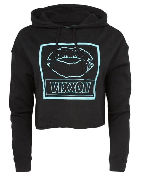 VXN Outline Crop Pullover Dixxon Hoodie Boxy Neck Sweater
