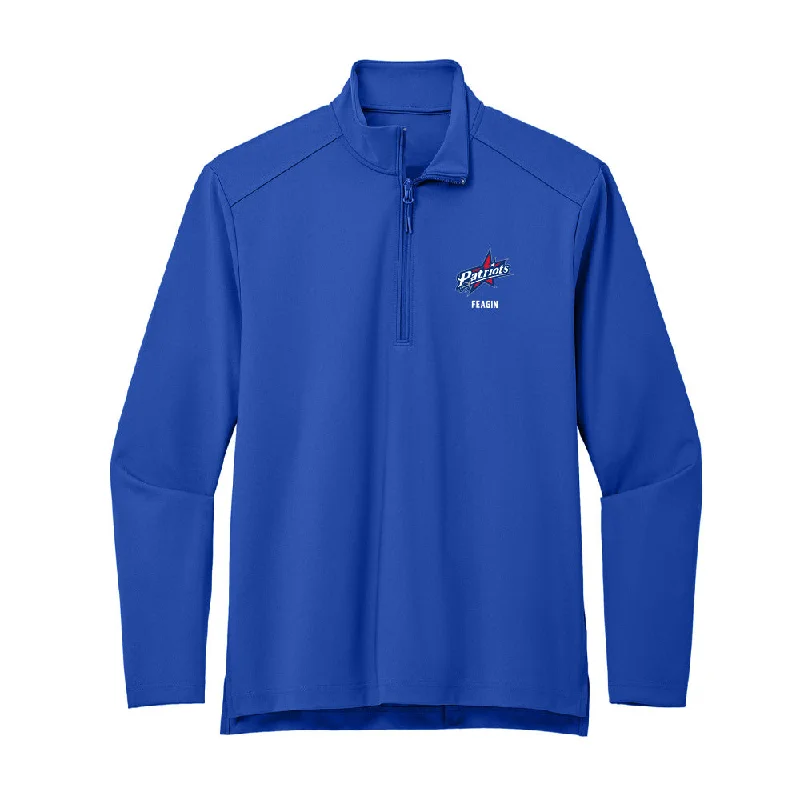 Francis Marion - NCAA Women's Basketball : Mackenzie Feagin - Premium Quarter Zip Jacket Wool Fabric Cashmere Fabric Tweed Fabric Francis Marion - NCAA Women's Basketball : Mackenzie Feagin - Premium Quarter Zip Jacket Wool Fabric Cashmere Fabric Tweed Fabric