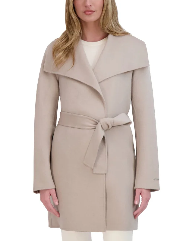 Tahari Ella Wool-Blend Coat