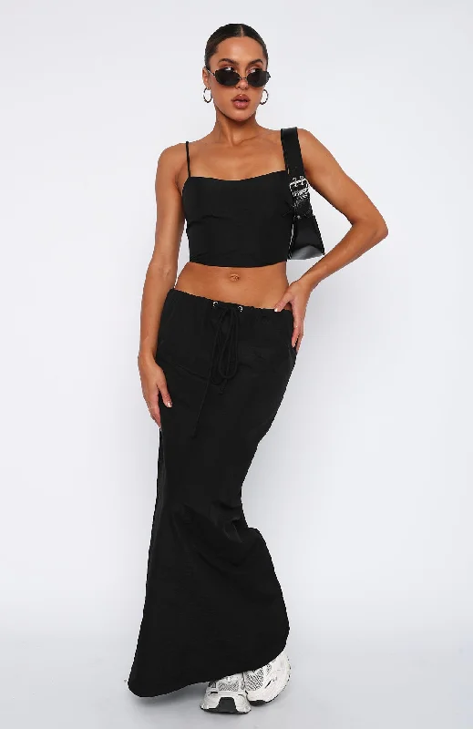 Songs Of Mine Maxi Skirt Black