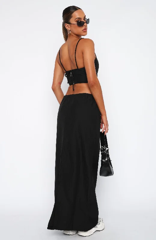 Songs Of Mine Maxi Skirt Black