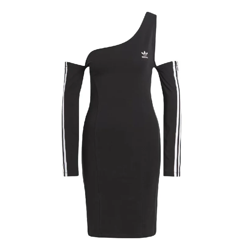 adidas - Women's Adicolor Trefoil Cutout Long Sleeve Dress (II6110)