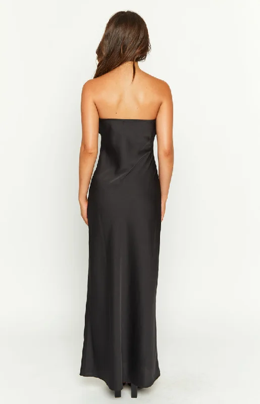 Ashley Black Formal Maxi Dress