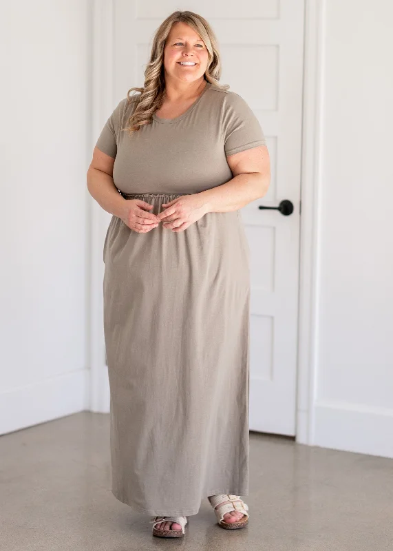 Brie Short Sleeve Maxi Dress - FINAL SALE