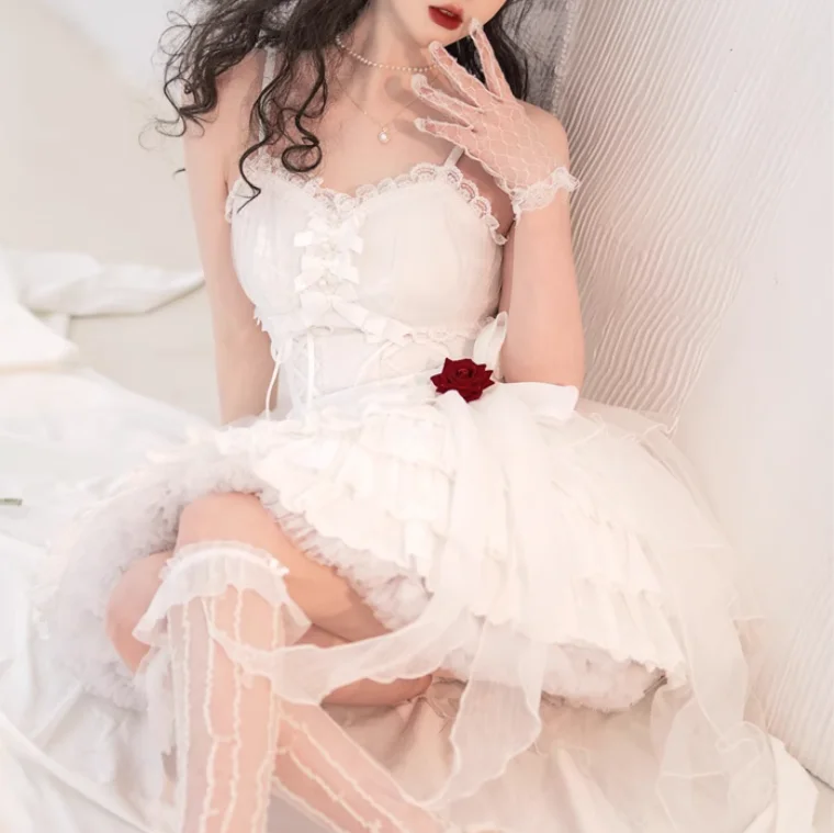 lolita rose jsk suspender dress yv31665