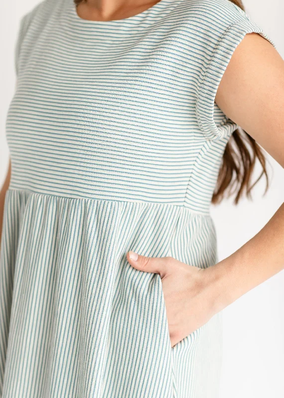 Olivia Striped A-Line Midi Dress - FINAL SALE