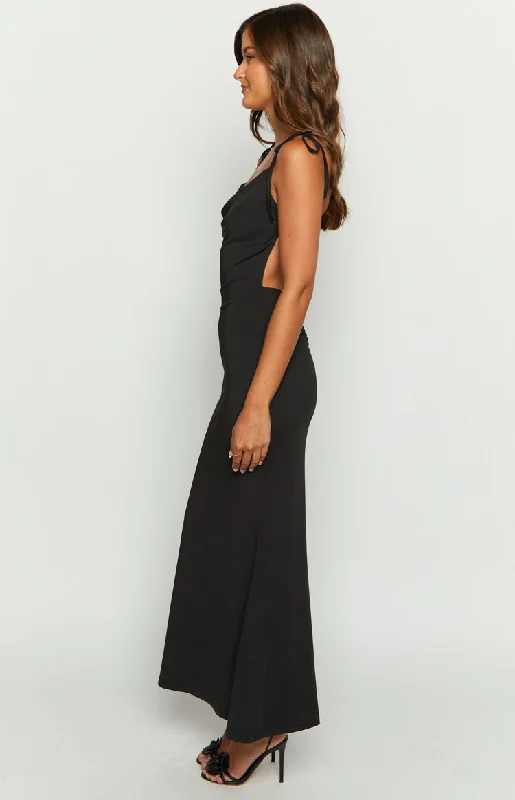 Riley Black Maxi Dress