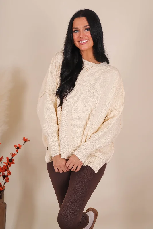 An Unpredictable Moment Sweater-Ivory