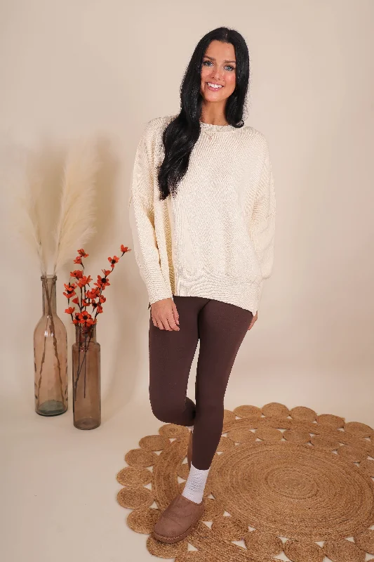 An Unpredictable Moment Sweater-Ivory