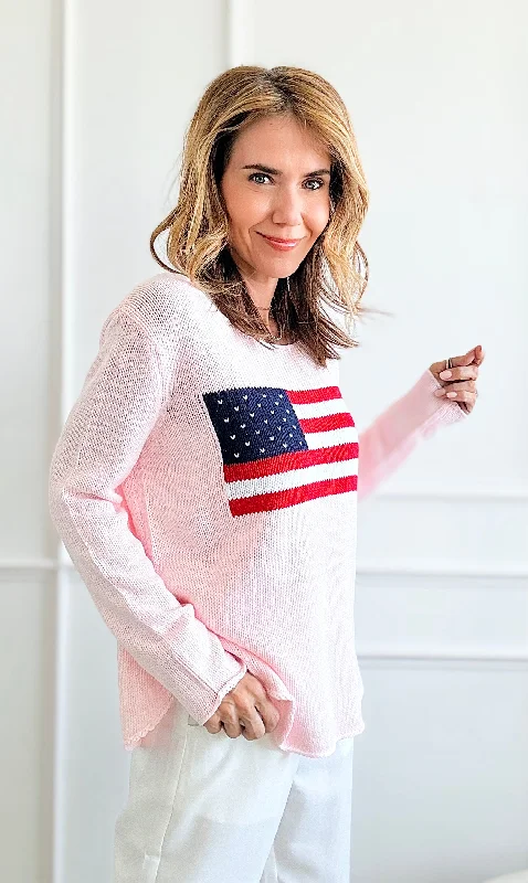 Flag Soft knit- Blush