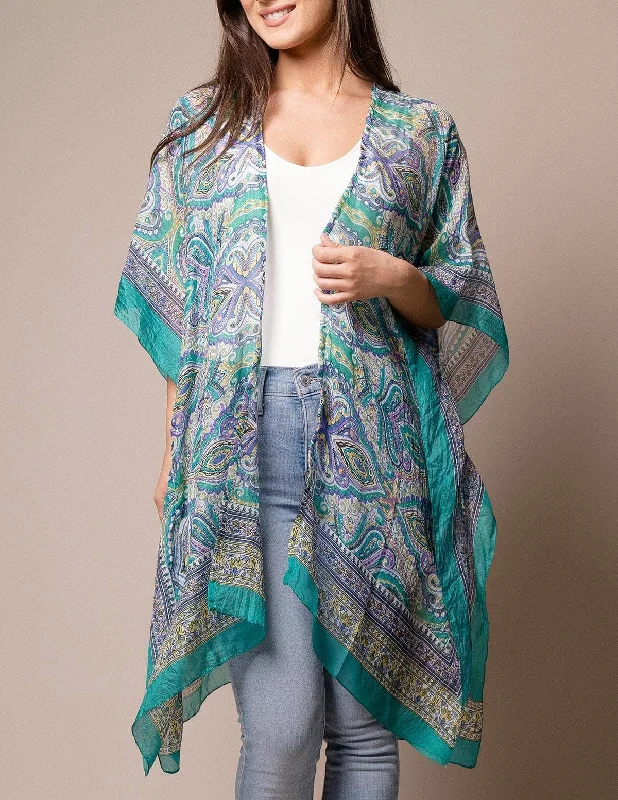 Silk Whimsy Wrap - Emerald