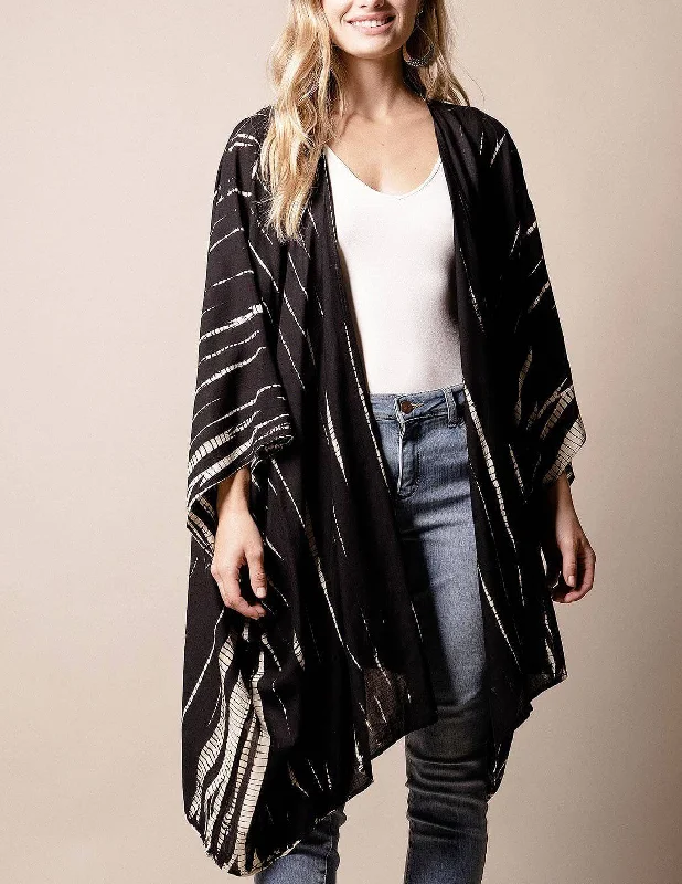 Tie-Dye Shibori Wrap - Black