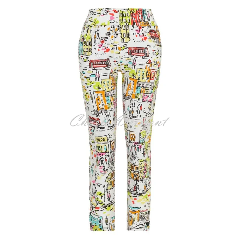 Dolcezza 'Love The City' Printed Trouser - Style 24130