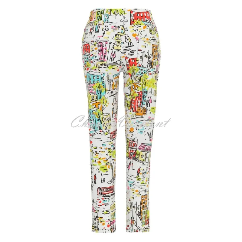 Dolcezza 'Love The City' Printed Trouser - Style 24130