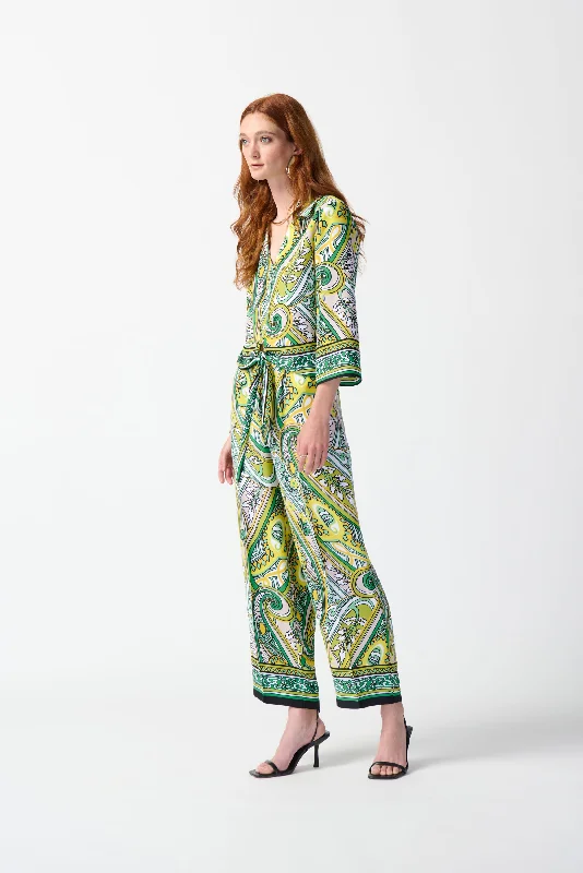 Joseph Ribkoff - 242010 Paisley Print Pant