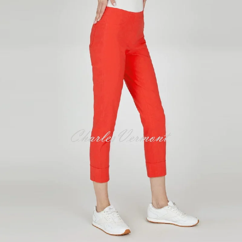 Robell Bella 09 - 7/8 Cropped Trouser 51568-5499-330 (Hot Coral)