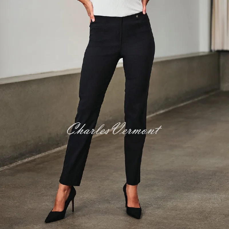 Robell Marie Trouser 51412-5499-90 (Black) - LONGER LENGTH 32.5''