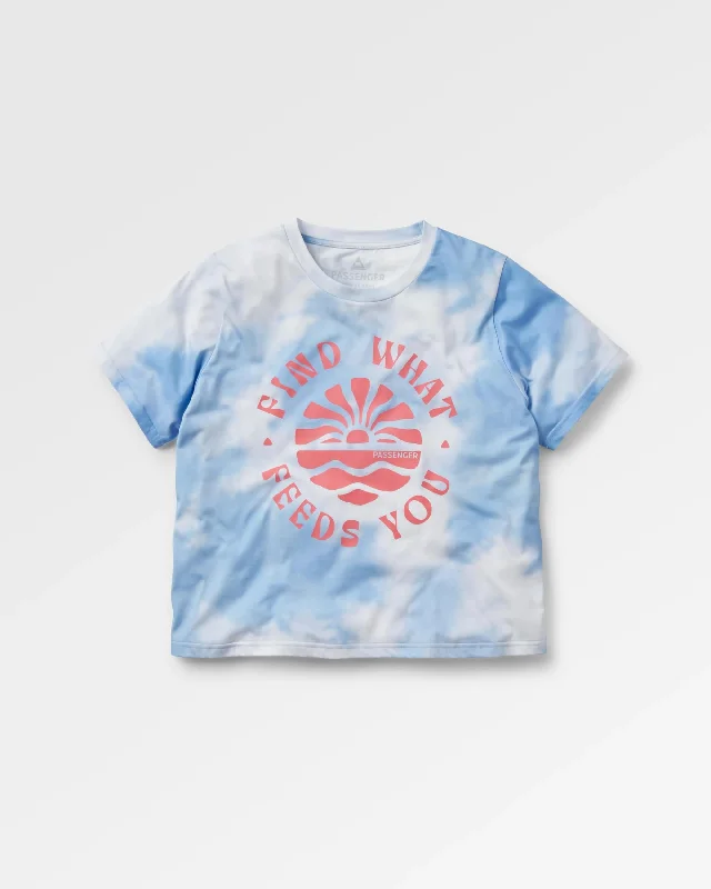 Discovery Organic Cotton T-Shirt - Tie Dye Cornflower