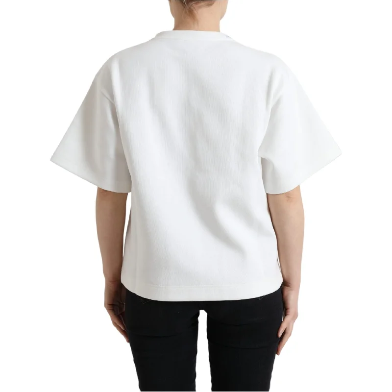 Dolce & Gabbana Embellished Crew Neck Fashion Tee